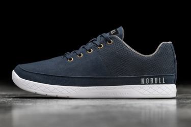 Nobull Canvas Women's Trainers Navy | Australia (UN2648)